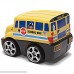 Kid Galaxy PBS Kids Toy School Bus. Soft Push Car Vehicle for Toddlers Kids Age 18 Months & Up Yellow. Juguetes Coche Camión para Niños. from Co. Behind Caillou Cat in The Hat & Clifford Vehicle B01N9D8HS4